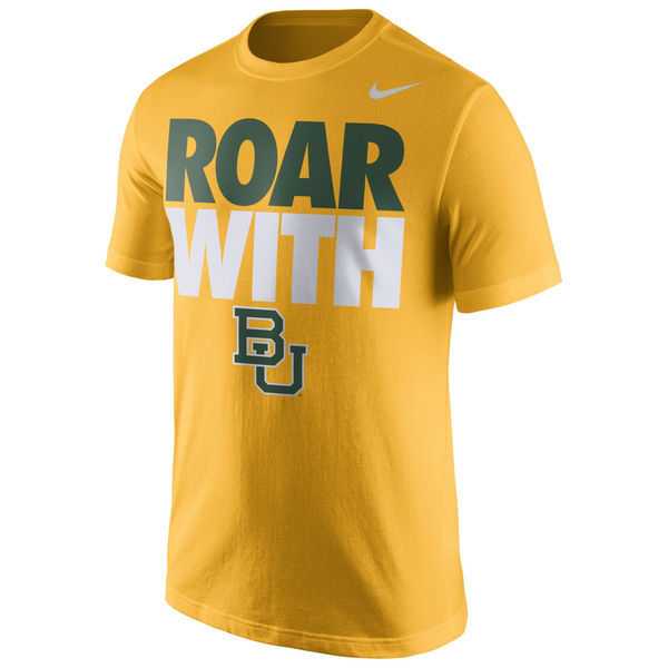 Baylor Bears Nike With It WEM T-Shirt - Gold,We sell and wholesale Baylor Bears Nike With It WEM T-Shirt - Gold on line form chian!
